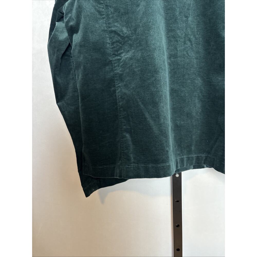 NEW J. Jill Green Blazer Jacket Womens Medium Tall Bronze Buttons Pockets Cotton - Picture 5 of 10